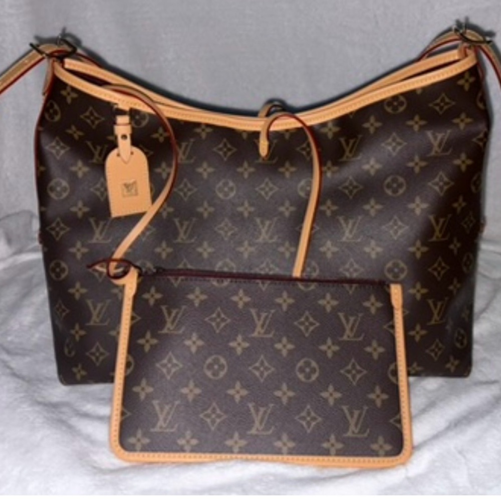 Louis Vuitton Dark Brown Monogram Shoulder Bag Set